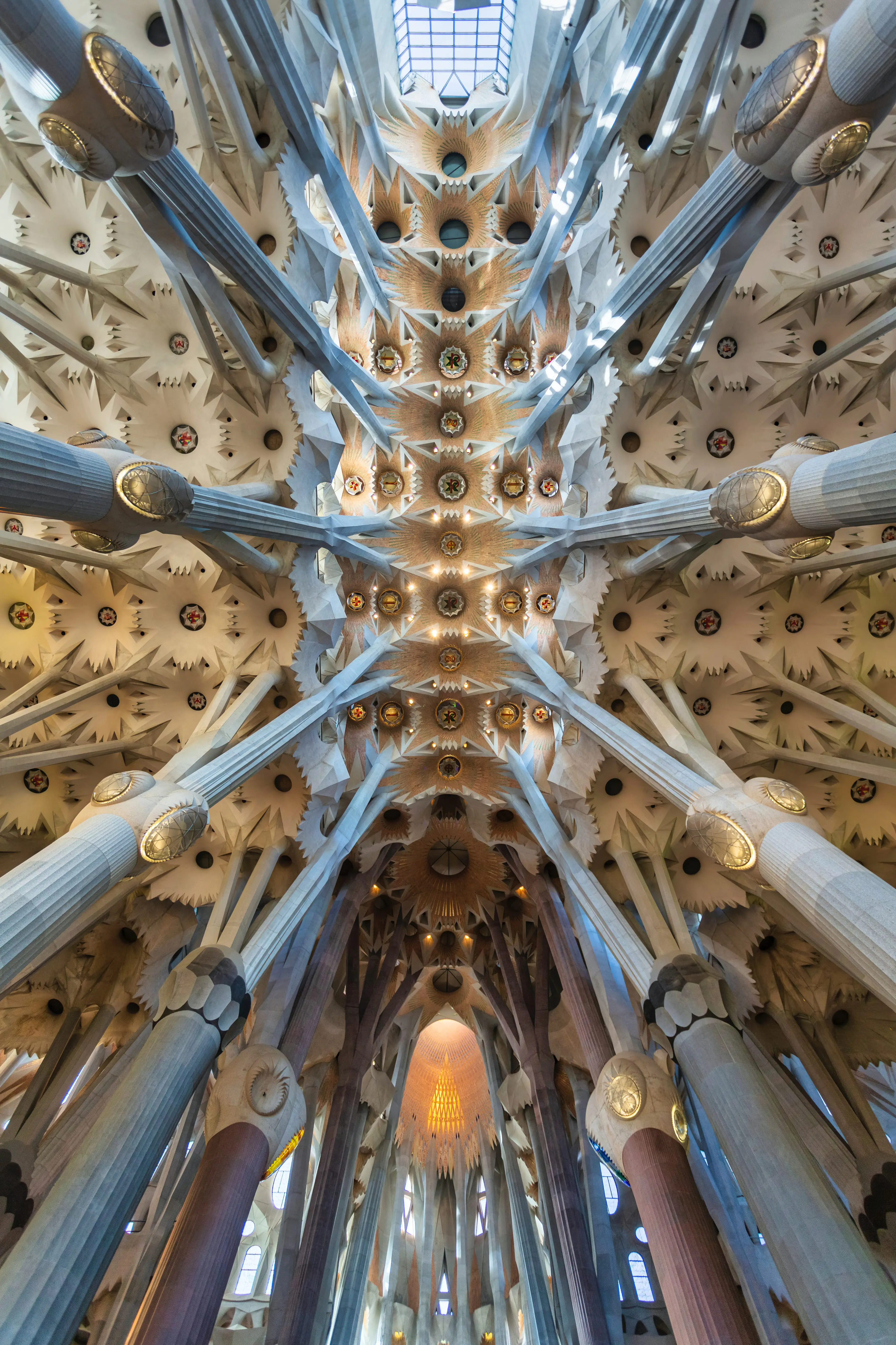 Interieur Pilier Sagrada Familia