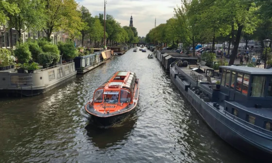 croisiere sur les canaux amsterdam