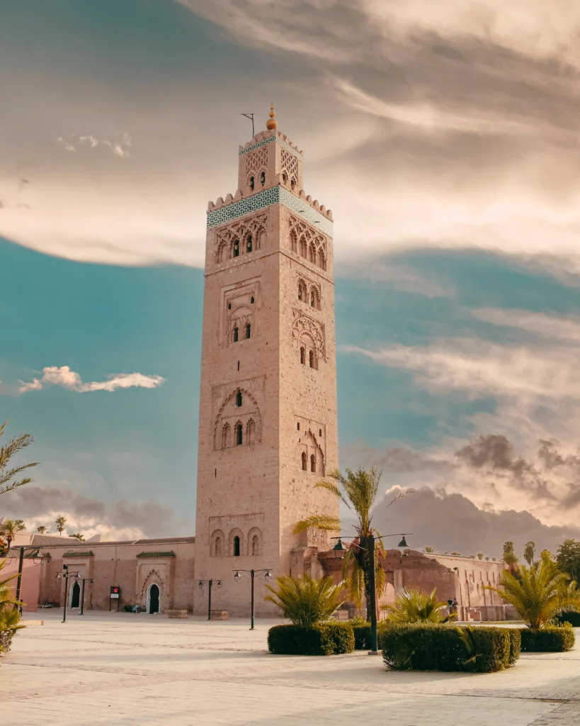 Mosquée Koutoubia Marrakech et Minaret