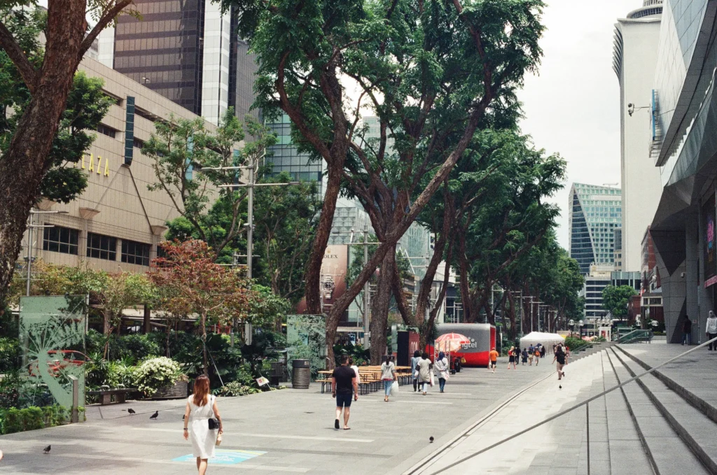 orchard road shopping a faire a singapour