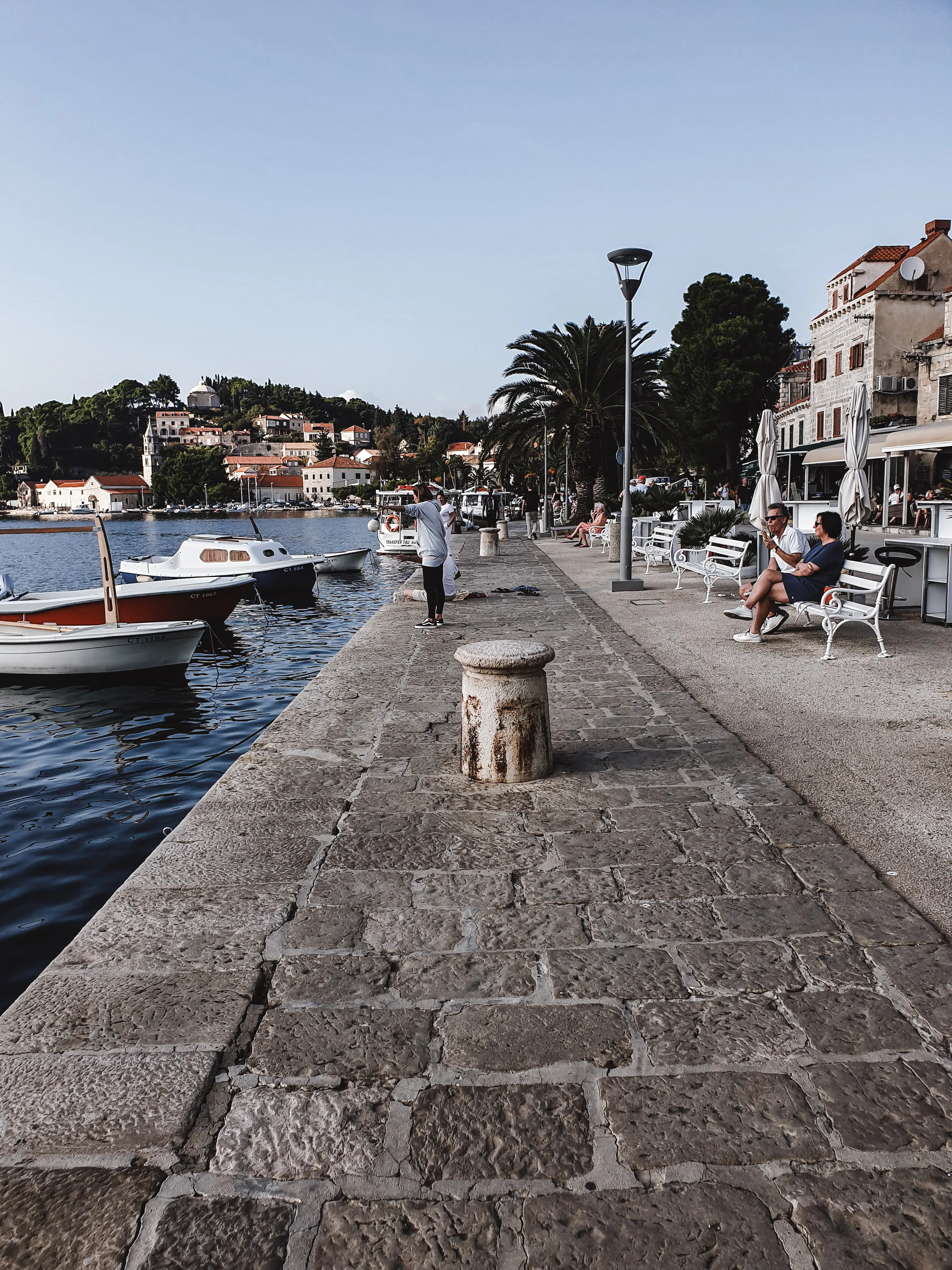 Autour de Dubrovnik, Cavtat le bord de mer