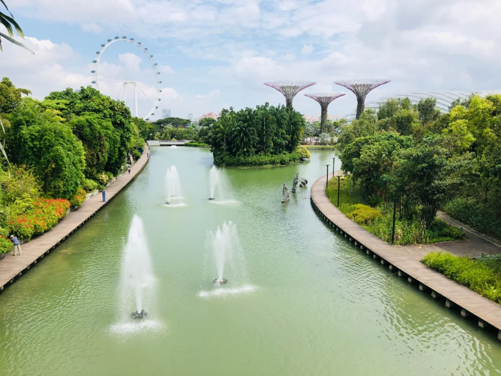 gragon fly bay singapour jardins