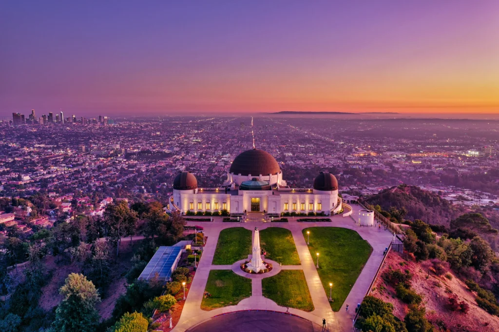 panorama observatoire griffith los angeles