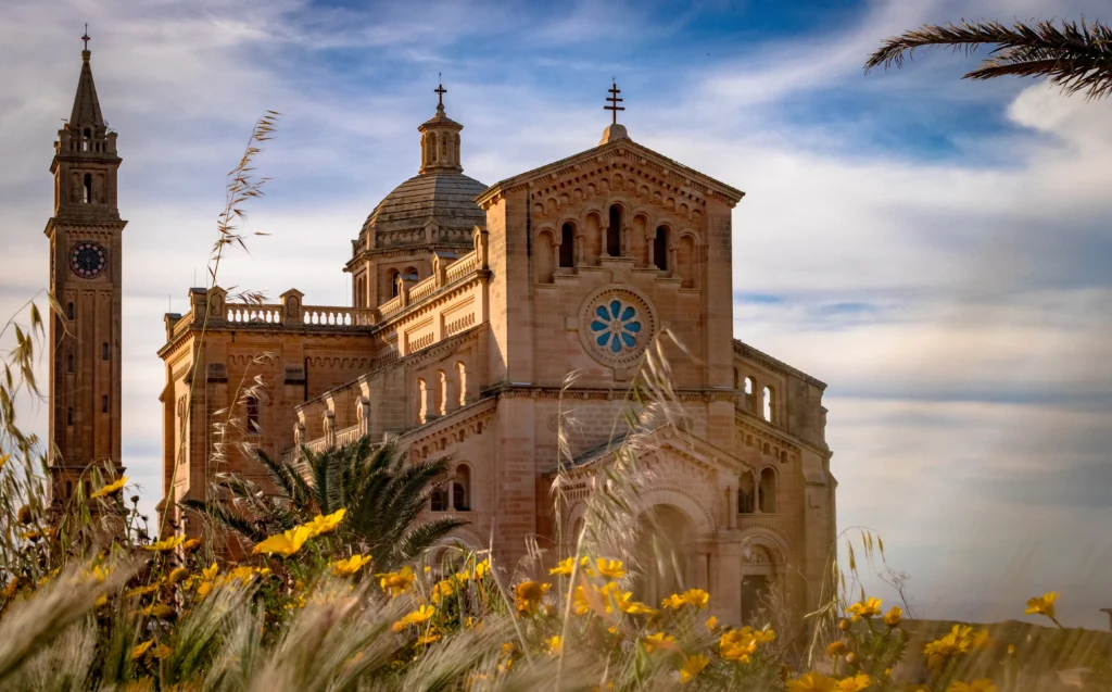 Basilique Notre Dame Ta Pinu de Gharb sur l'île de Gozo à Malte