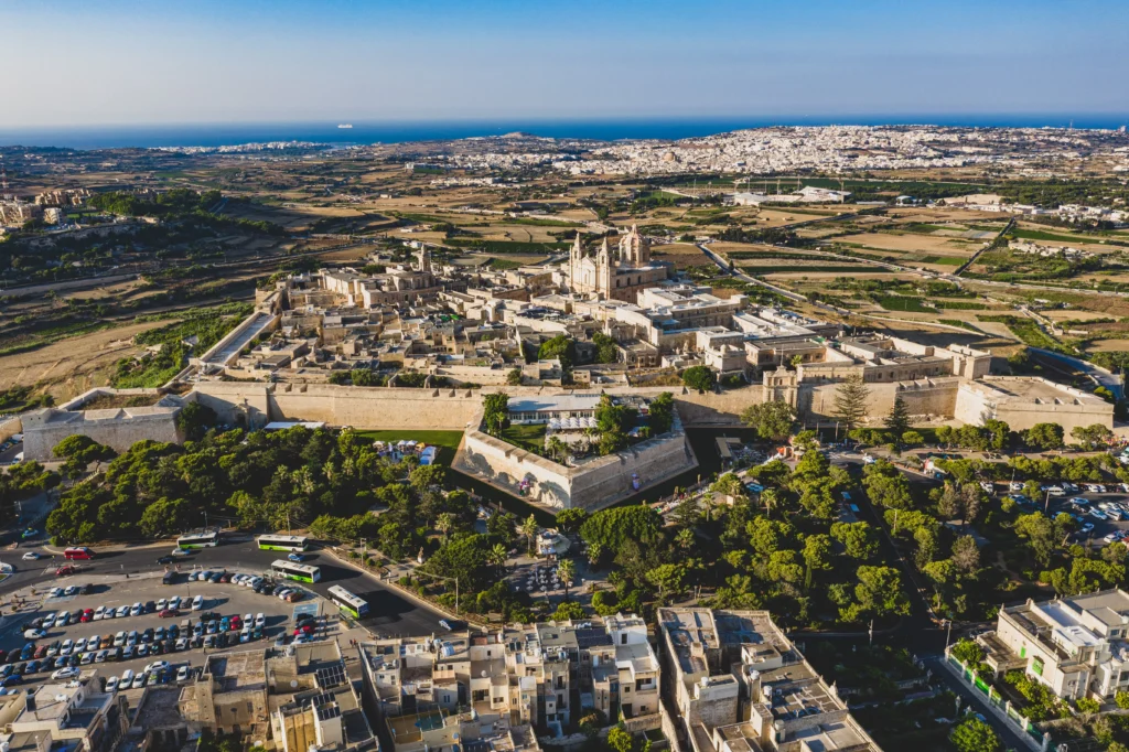 La ville fortifiée de Mdina à Malte