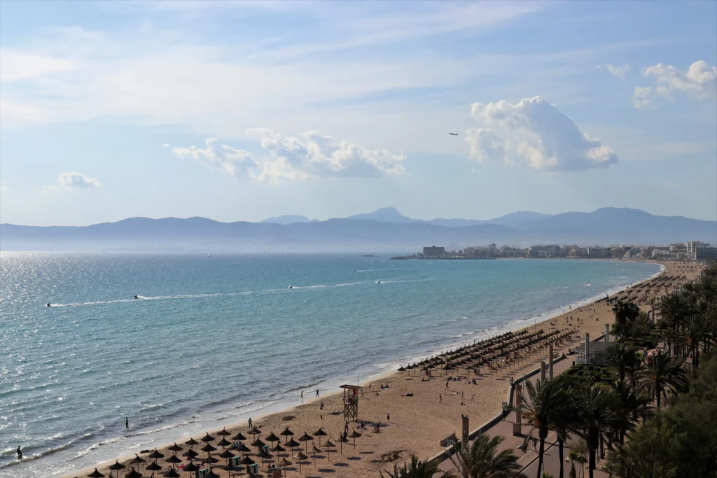 Playa de Palma à Majorque en Espagne