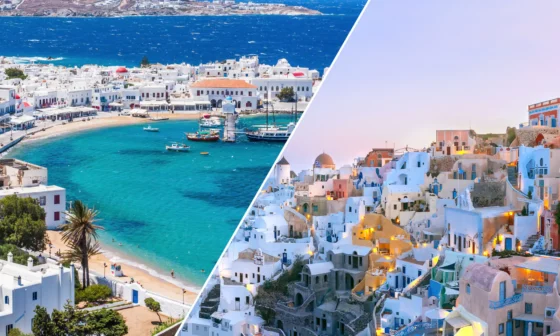 santorin ou mykonos voyage choisir ile grece